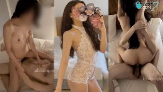 คลิปหลุด Onlyfans bibicouple_0000 สาวตัวเล็กขี้เงี่ยน เปิดห้องเสร็จก็รีบพาผู้ชายลงเตียงเลย จับควยโม๊คเลียจนแข็งก่อนขย่มเด็ดเย็ดกะแทกหีซะน้ำแตก